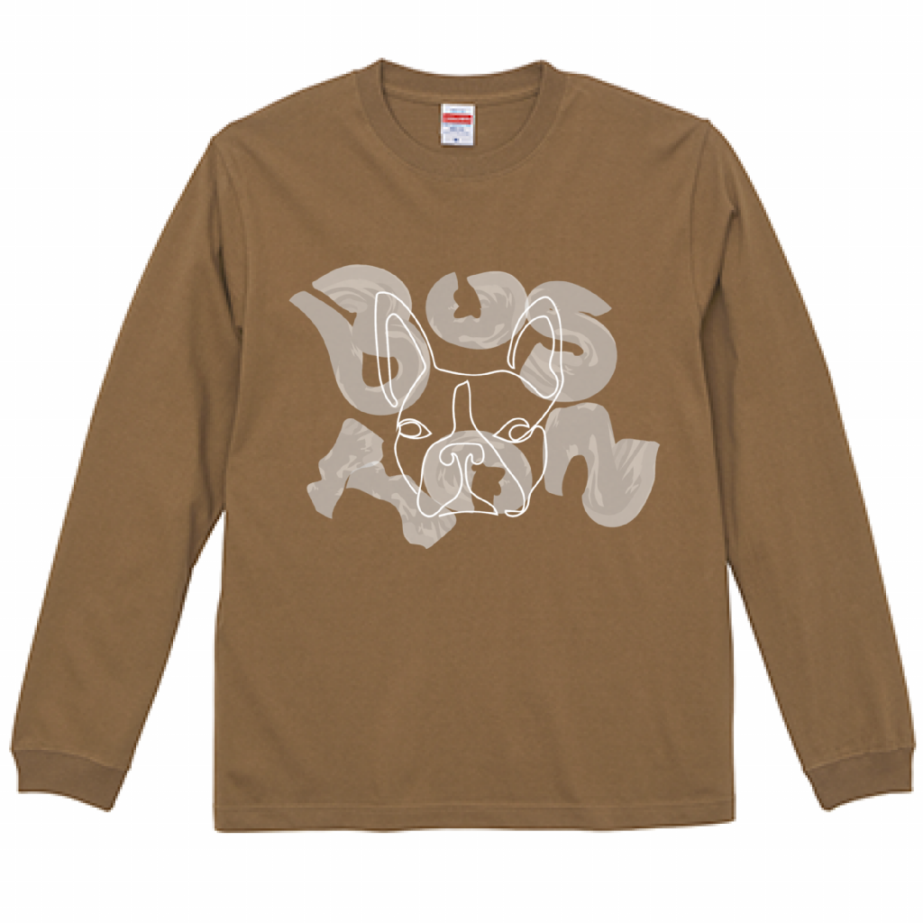 Long Tshirt うちの子デザイン.DOG