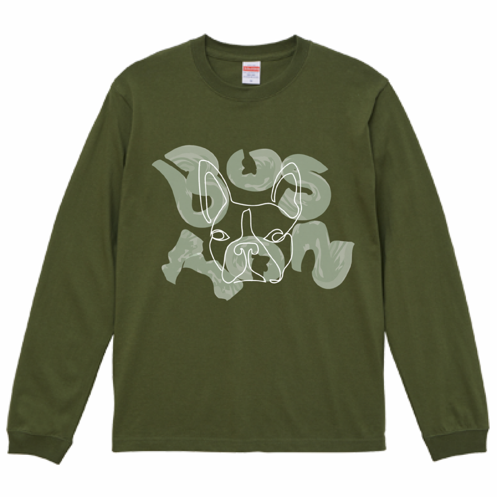 Long Tshirt うちの子デザイン.DOG