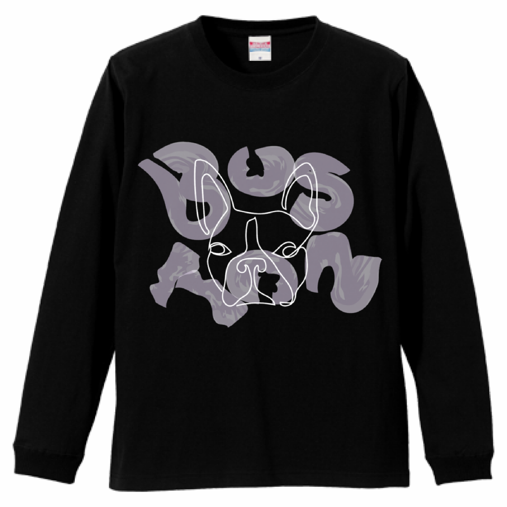 Long Tshirt うちの子デザイン.DOG