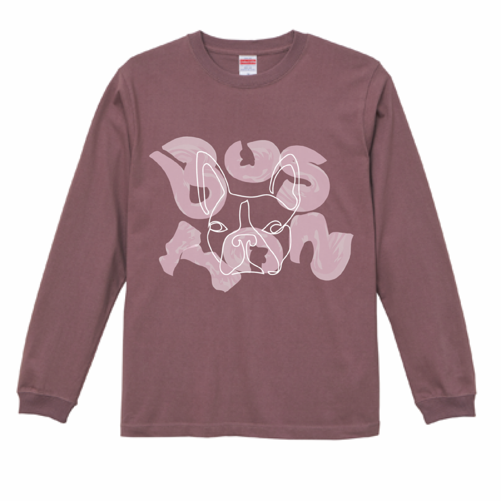 Long Tshirt うちの子デザイン.DOG