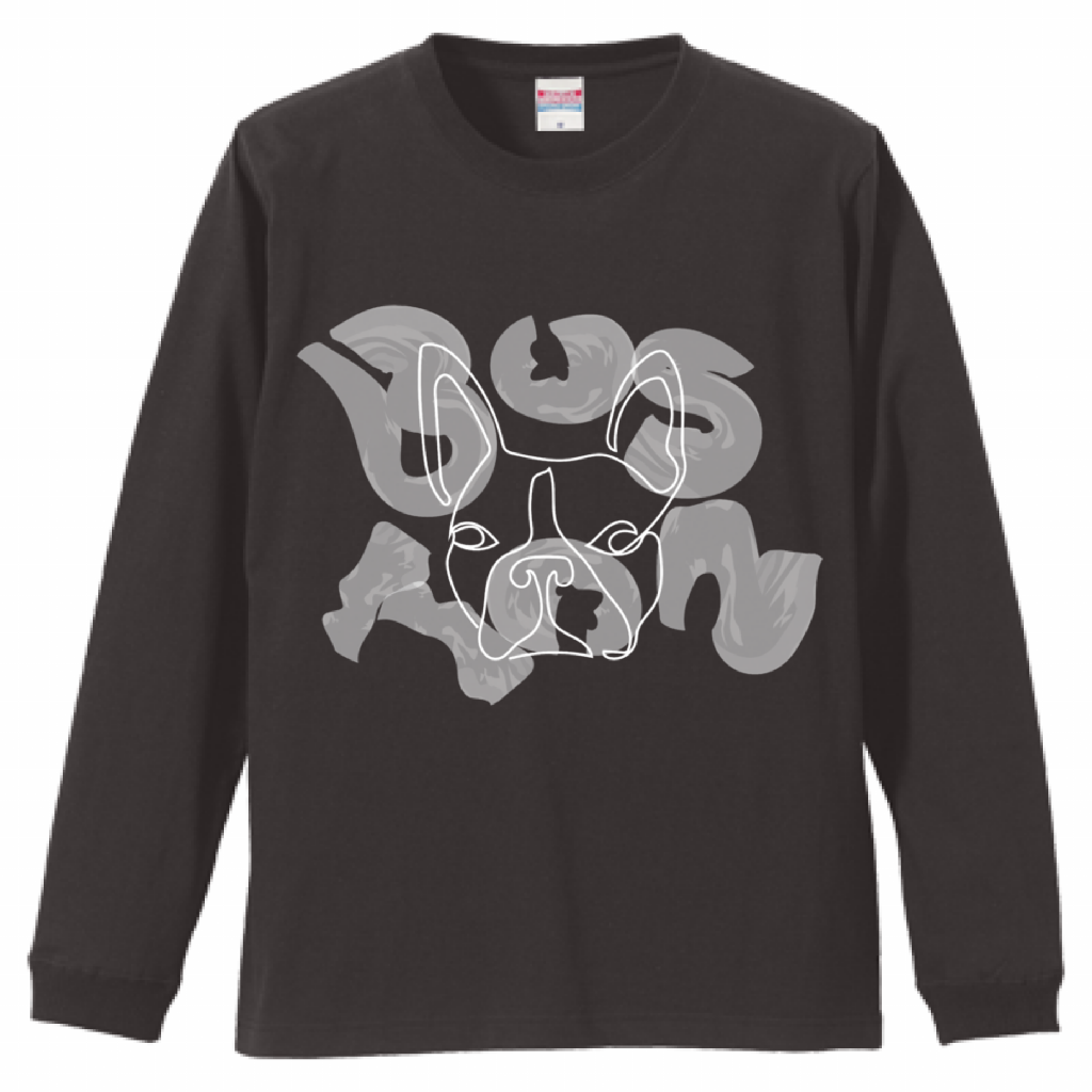 Long Tshirt うちの子デザイン.DOG