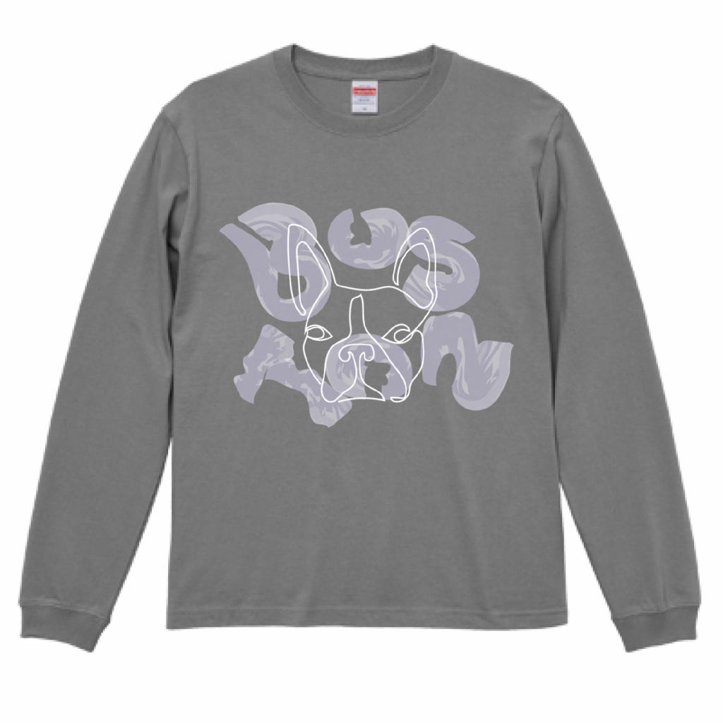 Long Tshirt うちの子デザイン.DOG